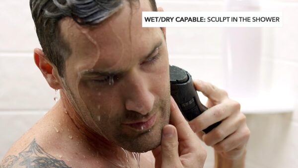 Andis Explorer Waterproof Beard & Body Trimmer: Precision Cutting, Advanced Features, and Long-Lasting Power, Lithium Ion Battery, 4 Function Display, Ceramic Cutter, Turbo Mode, Black, 562066