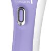 Remington Smooth & Silky Electric Shaver for Women, 4-Blade Smooth Glide Foil Shaver and Bikini Trimmer with Almond Oil Strip, Shave Wet or Dry