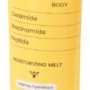 Burt's Bees Boosted Body Moisturizing Melt With Ceramide, Niacinamide and Peptide, Intense Skin Hydration, Cream-to-Oil Body Lotion Supports Skin Barrier, Tropical Scent, 4 oz. Tube