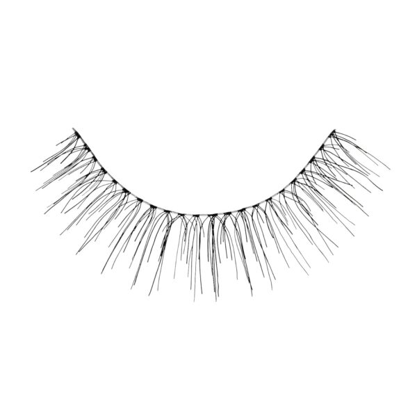 KISS Lash 11 False Eyelashes, 'Effortless', 12 mm, Includes 1 Pair Of Eyelash, Measuring Tool, Scissors, Lash Adhesive, Applicator, Mirror, Contact Lens Friendly, Easy to Apply, Reusable Strip Lashes