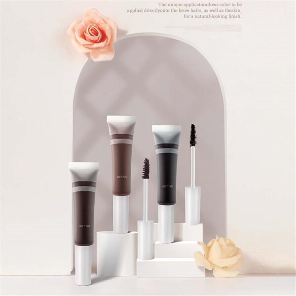Tinted Thickening Brow Mascara Brow Fast Transfer Proof Brush To Fill In Eyebrows And Cover Hairs Eyebrow Gel Eyebrow Dye Eyebrow Gel How High Mascara (C, One Size)