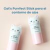 TONYMOLY Cat's Purrfect Eye Contour Stick, Under Eye Primer Stick, Illuminates Tired Puffy Skin, 9 g
