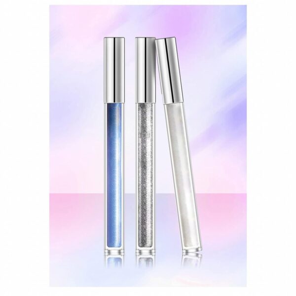 Glitter Sparkling Mascara - Long-Lasting, Thickening & Lengthening, Ideal for Weddings, Great for Asian Lashes(A, One Size)