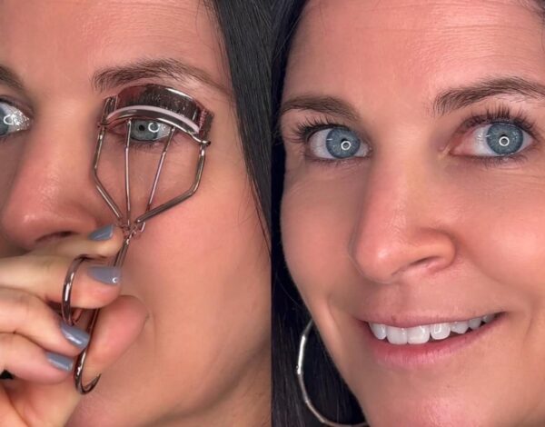 The Big Reveal Eyelash Curler for Hooded Eyes, Deep Set Eyes – Precision & Professional Eyelash Curler for Difficult Eye Shapes with Replacement Silicone Pad, Nickel Free