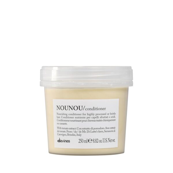 Davines NOUNOU Conditioner, Hydrating Deep Conditioner for Bleached, Permed, Relaxed, Damaged Or Very Dry Hair, Replenishes Chemically Processed Hair