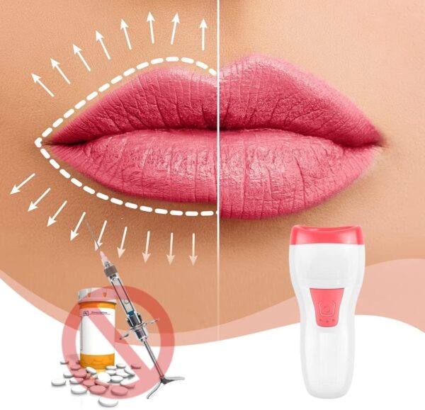 Lip Plumping Essential | Pro-Lips Lip Plumper Device | Lip Plumping Drops | Pouty Pink | Smart, Safe & Effective Solution - Enlarger Fuller Thicker Lip