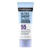 Neutrogena Ultra Sheer Dry-Touch Sunscreen For Face & Body, SPF 55 Broad Spectrum UVA/UVB Protection, Lightweight Water Resistant & Non-Greasy, Travel Size Sunscreen, 3 fl. oz