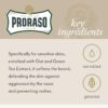 Proraso Pre-Shave Conditioning Cream for Men, Sensitive Skin Formula with Oatmeal and Green Tea, 3.6 Ounce (Pack of 1)