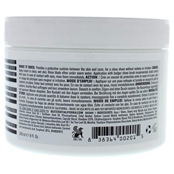 Baxter of California Super Close Shave Formula for Men | Easy Glide| Soothing Formula | Tea Tree Oil, Witch Hazel & Peppermint