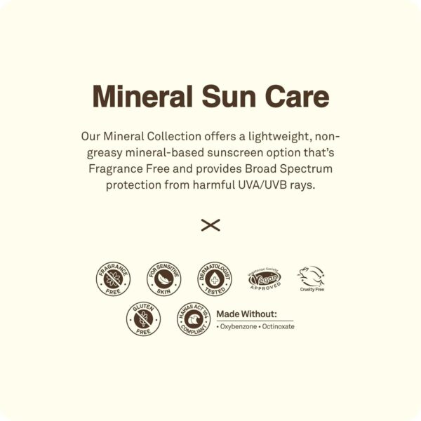 Sun Bum Mineral SPF 50 Sunscreen Body Lotion - Broad Spectrum Moisturizing Sunscreen with Vitamin E - Vegan and Hawaii 104 Act Compliant (Made without Octinoxate & Oxybenzone) - Travel Friendly 3 oz