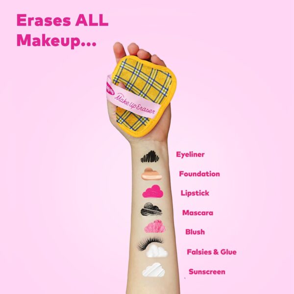Makeup Eraser The Original, 7-Day Set, Erase All Makeup with Just Water, Including Waterproof Mascara, Eyeliner, Foundation, Lipstick, Sunscreen, and More! Clueless, 7ct.