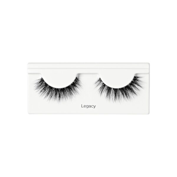 KISS Lash Couture The Muses Collection False Eyelashes, 'Legacy', 12 mm, Handmade, Refined Faux Silk, Contact Lens Friendly, Easy to Apply, Includes 1 Pair Reusable Strip Lashes