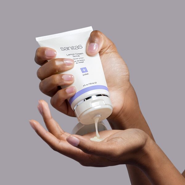 Lemon Cream Duo, Enriching Cleanser and Facial Scrub, Vitamin C, Vitamin E, Jojoba Oil