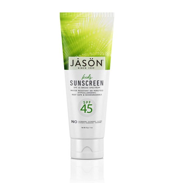 Jason Kids Sunscreen, Broad Spectrum SPF 45, 4 Oz
