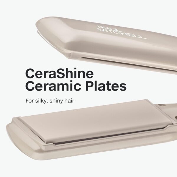 Paul Mitchell Smooth+ Ceramic Flat Iron, Adjustable Heat Settings, for Smoothing + Straightening