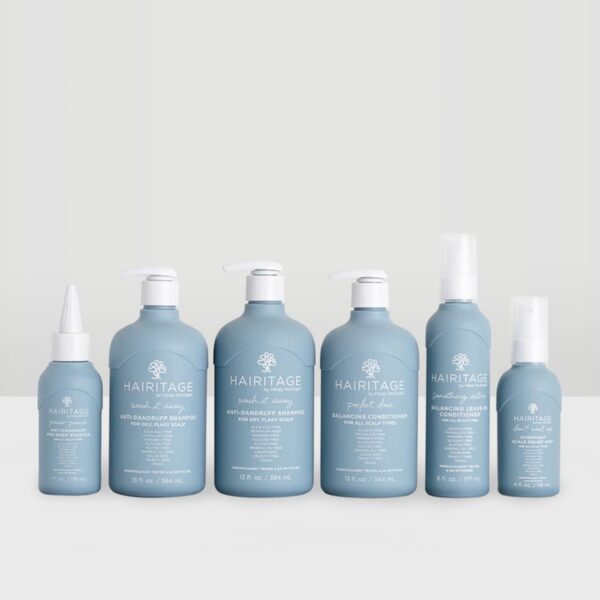 Hairitage Power Punch Anti-Dandruff Pre-Wash Booster with Apple Cider Vinegar - Eliminates Scalp Itching + Irritation + Flaking - For Oily + Dry Scalps 4 fl. Oz