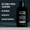 RUGGED & DAPPER - Daily Mens Face Wash + Scrub - 5 Month Supply - Deep Exfoliating Cleanser - Prevents Breakouts - Acne Face Wash Men's - USA Made with Natural Ingredients