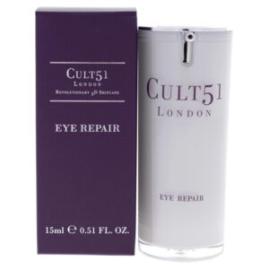 Cult51 Eye Repair Cream - Intensely Hydrating Treatment - Prevents, Reduces Signs Of Aging And Visible Wrinkles - Brightens And Hydrates Under Eye Area - Renewing Care Restores Your Skin - 0.51 Oz