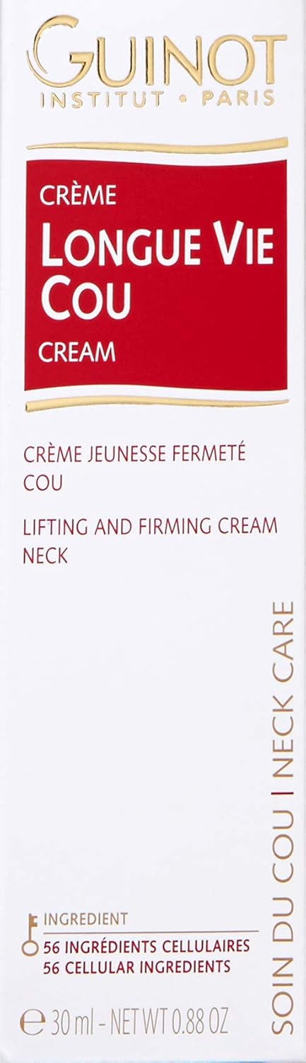 Guinot Longue Vie Neck Lifting and Firming Cream, 0.88 Ounce (Pack of 1)