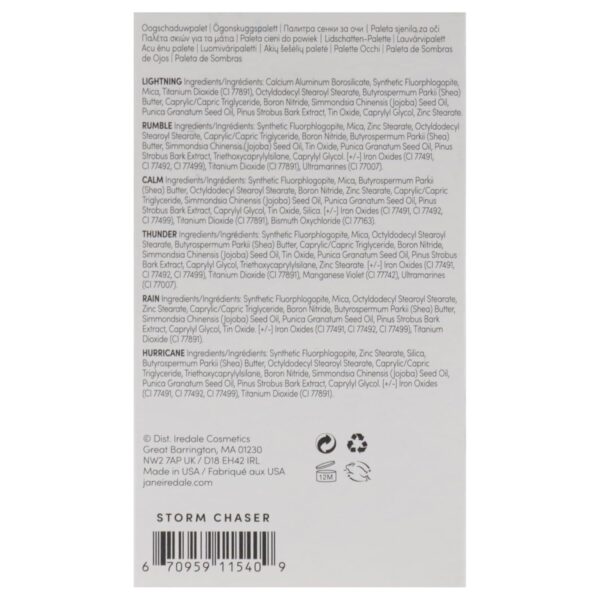 jane iredale PurePressed Eye Shadow Triple | Highly Pigmented Mineral Based Eye Shadow | Long Lasting & Crease Resistant Formula | Safe for Sensitive Eyes