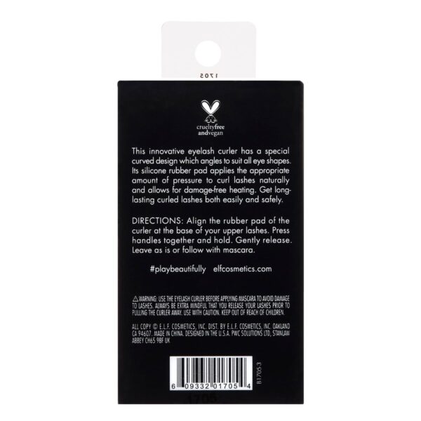 e.l.f. Eyelash Curler, Instantly Creates Long-Lasting Curled Lashes, Special Curved Design For All Eye Shapes, Vegan & Cruelty-Free