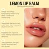iiniim Lemon Ginger Lip Balm for Women Girls Hydrating Moisturizing Smooth Formula Dry Lips Care Non Greasy Long Lasting Yellow One Size
