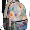 Perfume Rose Floral Laptop Backpack Lightweight Travel Daypack Shoulder Bag for Men Women