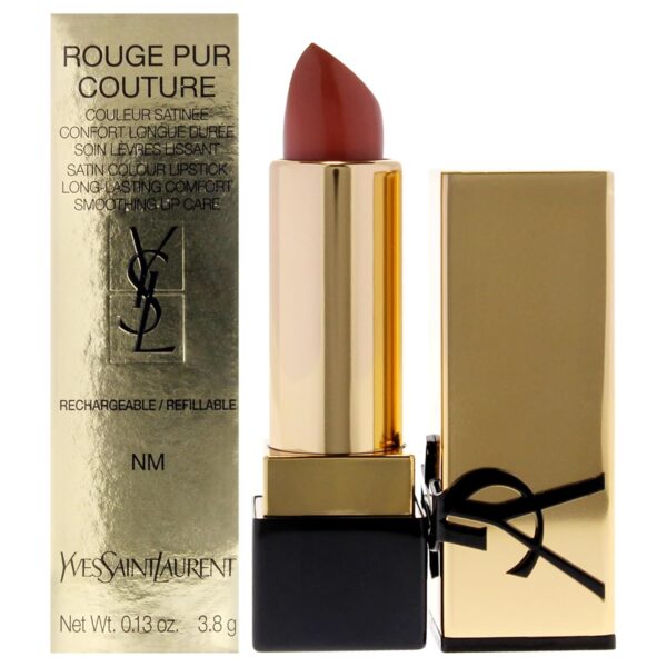 YVES SAINT LAURENT Rouge Pur Couture Satin Lipstick - NM Nu Muse for Women - 0.13 oz Lipstick