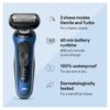 Braun Electric Shaver for Men, Series 6 6172cc, Wet & Dry Shave, Shaving Kit with SmartCare Center and Precision Trimmer