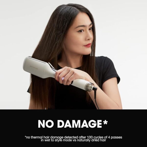 ghd Duet Style - 2-in-1 Flat Iron Hair Straightener + Hair Dryer in One Tool | Transform Hair from Wet to Styled with No Heat Damage | Blow Dry with No Fizz | 2X More Shine