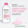 Garnier Micellar Water and Eco Pad Starter Kit, All-In-1 Facial Cleanser & Makeup Remover and 3 Piece Reusable Makeup Remover Pads Set