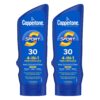 Coppertone Sport Sunscreen Lotion SPF 30, Sweat, Heat and Water Resistant Sunblock, Lightweight, Oxybenzone Free, Sunscreen Twin Pack, 3 Fl Oz Bottle, Pack of 2