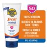 Banana Boat Sport Mineral Sunscreen SPF 50 Lotion, 5oz | Zinc Oxide Sunscreen Lotion, SPF 50 Sunblock, 5oz