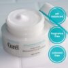 Curel Japanese Skin Care Intensive Face Moisturizer Cream, Hydrating Face Lotion for Dry to Very Dry Sensitive Skin, Anti-Aging, Fragrance-Free, Anti-Wrinkle Japanese Skin Care, 1.4 Oz
