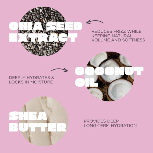 Cake Beauty Gel-to-Foam Styler, The Curl Friend – Volumizing & High Hold Gel to Foam - Flake Free Frizz Control - Infused with Coconut Oil & Shea Butter - For Curly Hair- 6.8 fl oz./ 200 mL