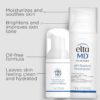 EltaMD AM Restore Face Moisturizer for Women and Men, Light Moisturizer Face Cream, Made with Niacinamide and Hyaluronic Acid, 1.7 oz Pump