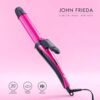 John Frieda 3-in-1 Hair Styling Tool, Ceramic Tourmaline Hair Waver, 14 Temp Settings up to 410F, Straighten, Wave, Curl, Frizz-Free, Fast Heat-Up, Auto Shut-Off, for All