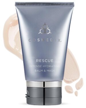 COSMEDIX Rescue Intense Hydrating Facial Mask Skincare - Ultra-Nourishing Overnight Face Mask for Sensitive, Dry & Chapped Skin - Gentle Moisturizing Balm for Radiant, Healthy-Looking Glow