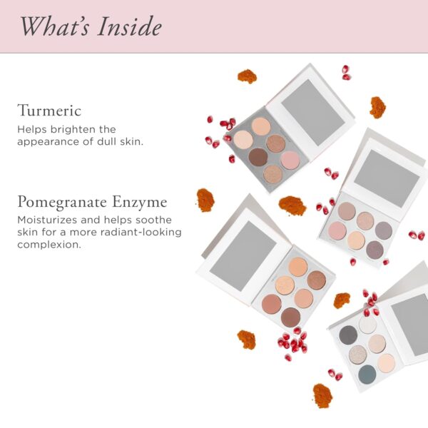 PÜR Beauty On Point Eyeshadow Palette, Matte, Shimmer & Metallic Shades, Skincare-Infused Formula