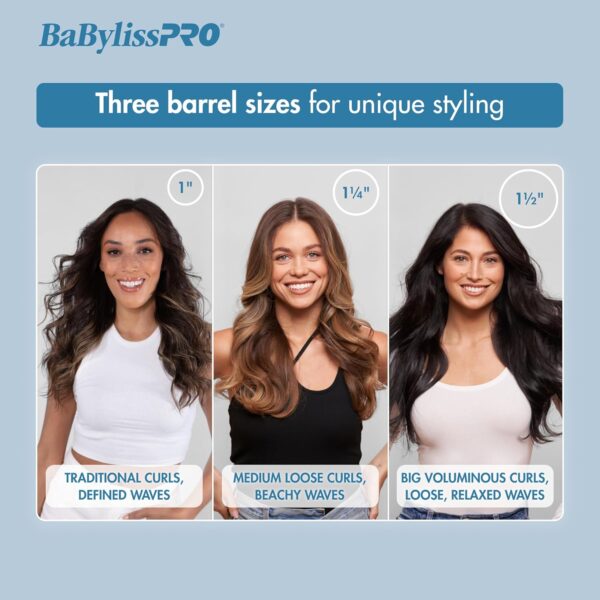 BaBylissPRO Nano Titanium Professional Curling Iron with Extended Barrel Perfect for Longer Hair