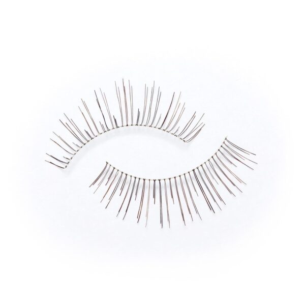 Eylure Naturals No. 020 Reusable Eyelashes, Adhesive Included, Black, 4 Pairs