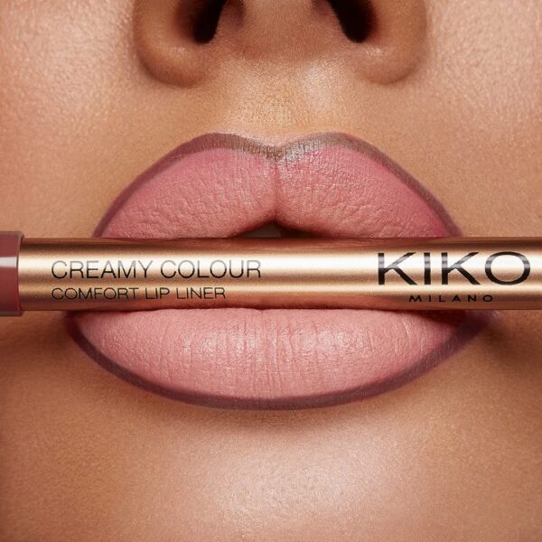 KIKO Milano Creamy Colour Comfort Lip Liner 24 | Long-lasting Lip Pencil