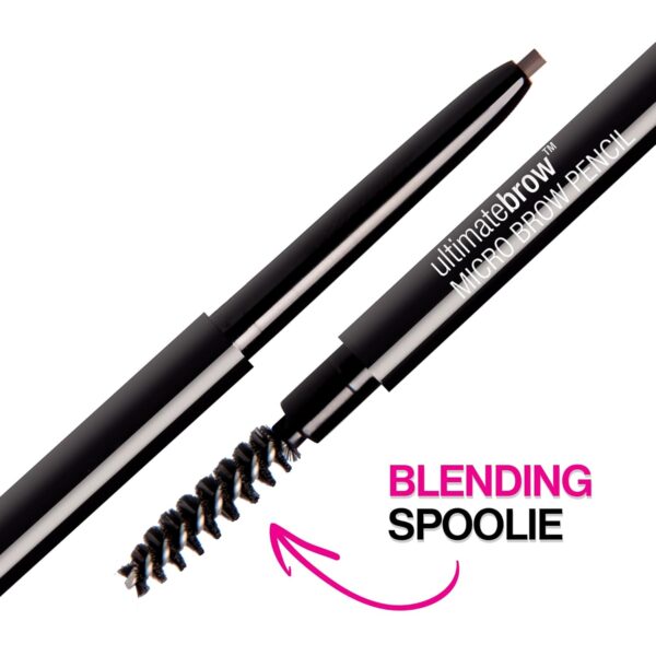 wet n wild Ultimate Brow Micro Eyebrow Retractable Pencil, Brunette, Ultra Fine 1.5mm Tip, Draws Tiny Brow Hairs (Pack of 2)