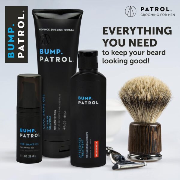 Bump Patrol Sensitive Strength Aftershave Formula - Gentle After Shave Solution Eliminates Razor Bumps and Ingrown Hairs - 2 Ounces