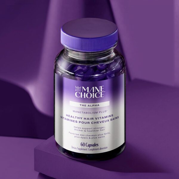 The Mane Choice MANETABOLISM Plus Healthy Hair Growth Vitamins - Supplements for Longer, Thicker, Healthier Hair - Hair Skin & Nails Vitamins for Women & Men (60 Capsules) Packaging May Vary