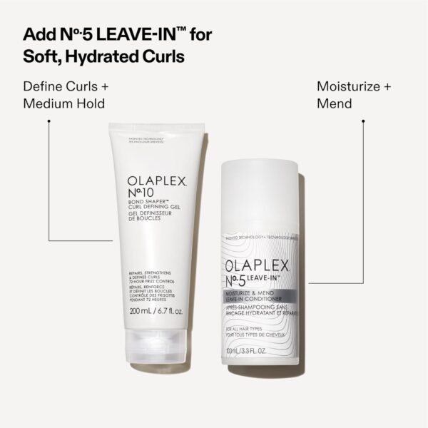 Olaplex Nº.10 Bond Shaper™ Curl Defining Gel: Detangles, smooths, conditions, and hydrates curls