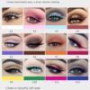 BestLand 12 Colors Matte Liquid Eyeliner Set Rainbow Colorful Neon Eyeliner Pencil Pigmented Waterproof Smudgeproof Long Lasting Gel Eye Liner Christmas Makeup Gift Kit for Women (Set A)