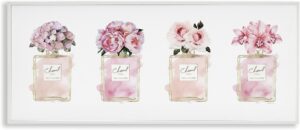 Stupell Industries Varied Floral Perfumes Framed Giclee Art Design by Amanda Greenwood