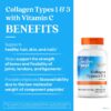 Doctor's Best Collagen Types 1 & 3 with Vitamin C, Non-GMO, Gluten Free, Soy Free, Supports Hair, Skin, Nails, Tendons & Bones, 500 mg, 240 Caps (DRB-00263)