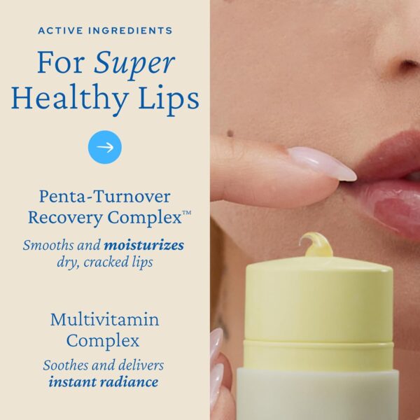 belif Super Knights Multivitamin Lipcerin | Multi-Purpose Glossy Lip Butter Balm with Vitamin B3, C, E & B12 | Smooths Lip Texture & Strengthens Barrier | Hydrating Korean Lip Care for Teens & Women